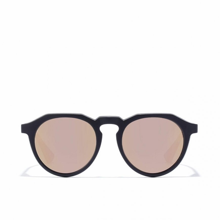 Unisex-aurinkolasit Hawkers Warwick Raw musta pinkki polarisoidut (Ø 51,9 mm)