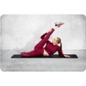 Exercise mat with holes, thick 183 x 60 cm Neo-Sport - 192000 black