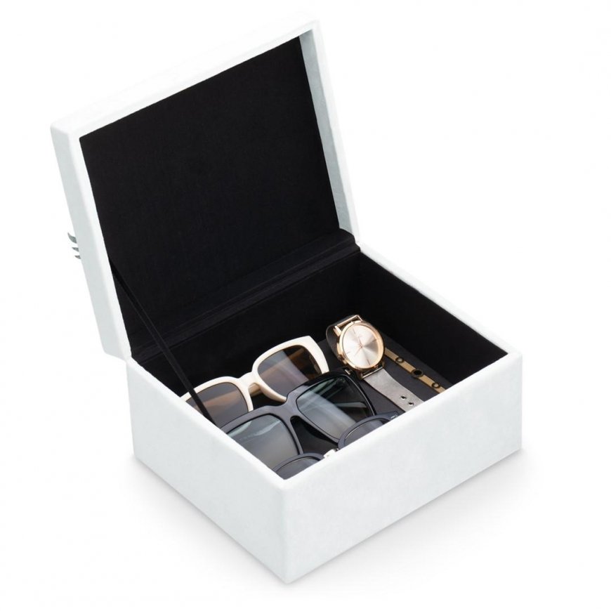 AmeliaHome Jewelry box AH LASHES WHITE 14X9 – 2