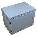 LEXI-Net 19" wall cabinet 9U 600x400, load capacity 60 kg, full doors, welded, gray LEXI-Net 19" wall cabinet 9U 600x400, load capacity 60 kg, full doors, welded, gray
