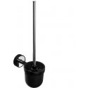 Wall-mounted toilet brush with holder Kapitan OPTIMO black 67 01 Wall-mounted toilet brush with holder Kapitan OPTIMO black 67 01