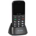 Telephone for seniors BLOW Black with S18D stand Telephone for seniors BLOW Black with S18D stand