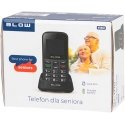 Telefonas senjorams BLOW Juodas su S18D stovu Telefonas senjorams BLOW Juodas su S18D stovu