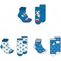 Sega Sonic The Hedgehog assorted pack 3 socks adult Sega Sonic The Hedgehog assorted pack 3 socks adult