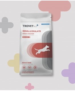 TROVET nieru un oksalātu RID - sausā suņu barība - 12,5 kg