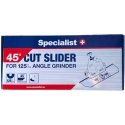 SPECIALIST+ laattojen leikkauslisäosa 45° leikkauksiin SPECIALIST+ laattojen leikkauslisäosa 45° leikkauksiin
