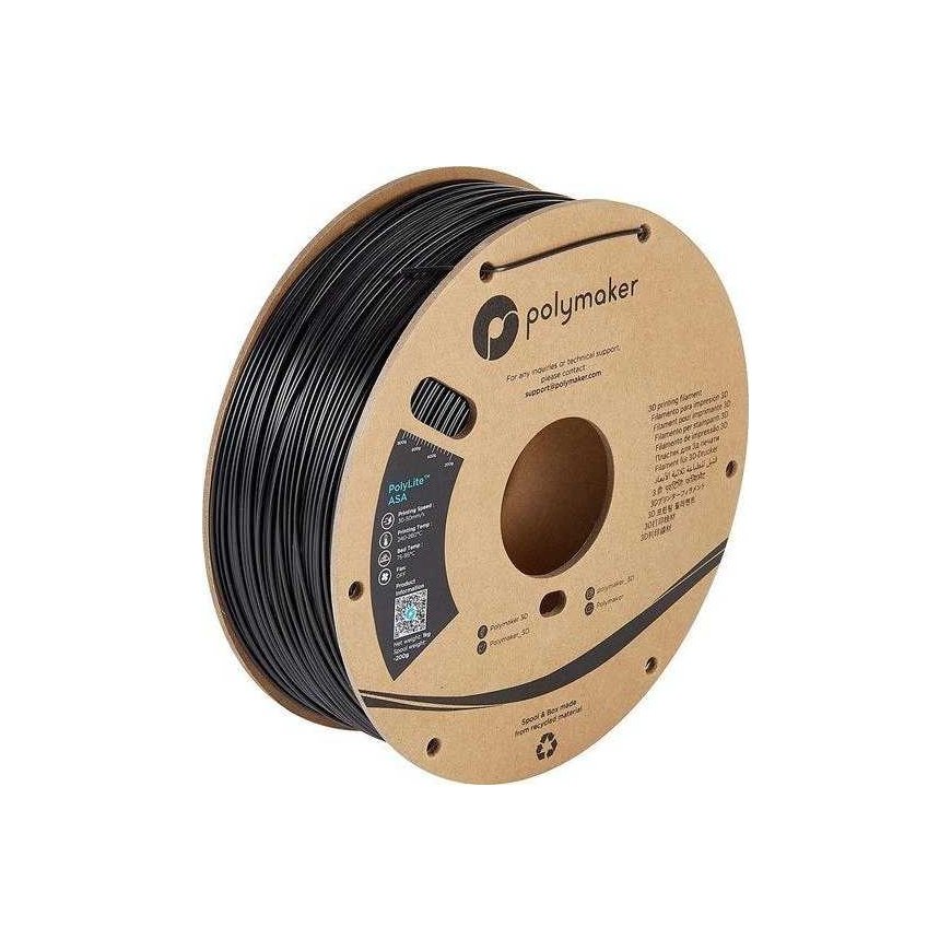 Polymaker PolyLite ASA - 1kg - 1.75mm - Black – 4