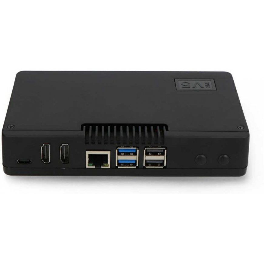 Argon40 Argon ONE V5 case for Raspberry Pi 5 - with fan and radiator - aluminum - black – 2