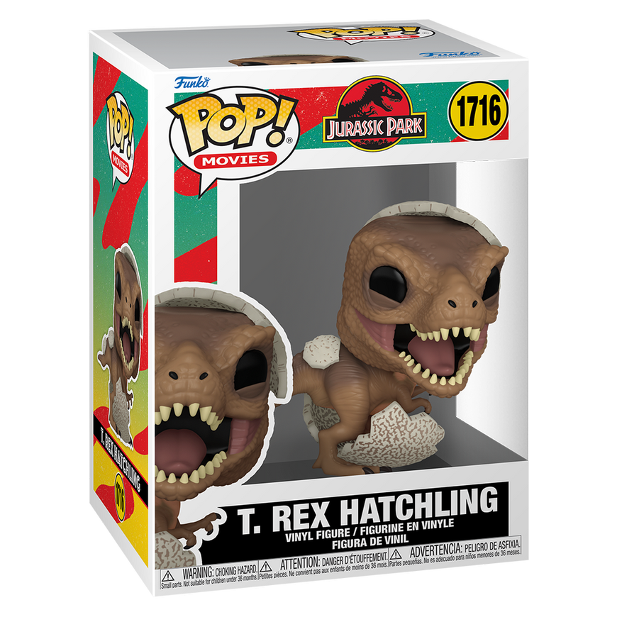 FUNKO POP! Vinyylihahmo: Jurassic Park - Tyrannosaurus Rex (poikanen) – 2