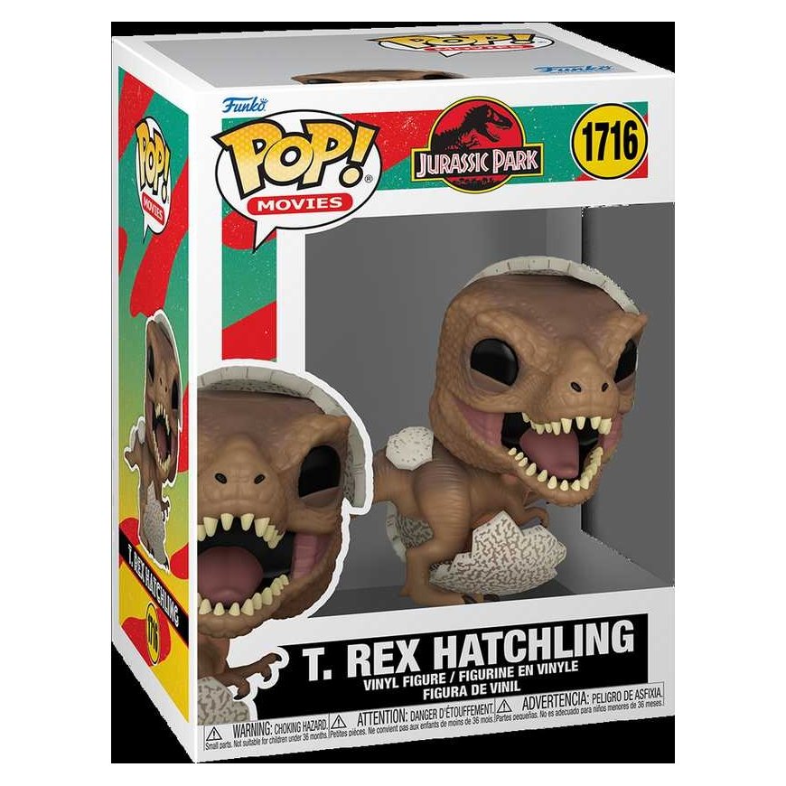 FUNKO POP! Vinilinė figūrėlė: Jurassic Park - Tyrannosaurus Rex (Hatchling) – 4