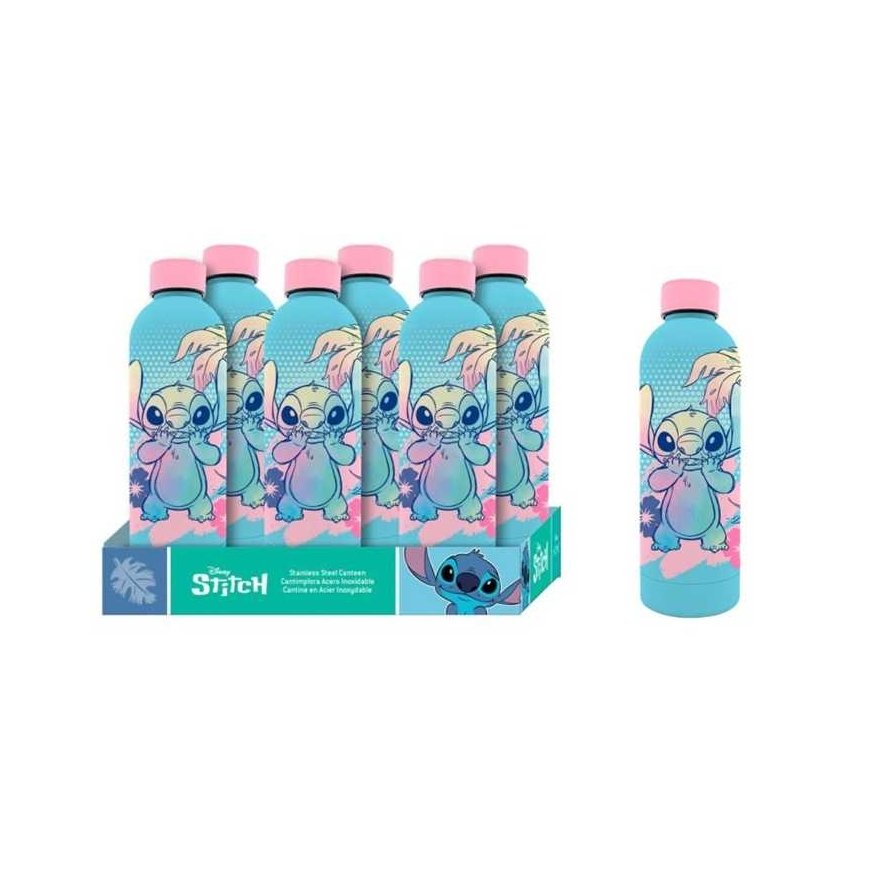 Lasten Euroswan Spain lasten juomapullo, lasten lisensointi, Disney Stitch, 500ml – 2