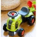 FALK Claas 470 Arion -käynnistinpoljin - traktori peräkärryllä ja hiekkaleikkipaikalla