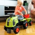 FALK Claas 470 Arion Paspiriama mašinėlė – traktorius su priekaba ir smėlio žaislų rinkiniu FALK Claas 470 Arion Paspiriama mašinėlė – traktorius su priekaba ir smėlio žaislų rinkiniu