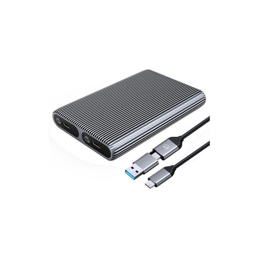Orico AM2C3-2N Dual Disk Caddy for Two M.2 NVME USB-C 3.2 10Gb|s – 2