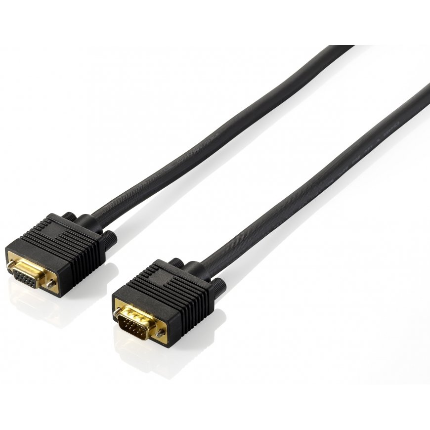 Equip 218130 VGA кабель 1,8 m VGA (D-Sub) Черный