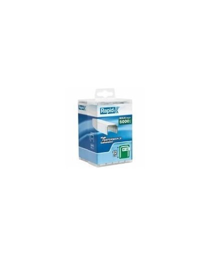 klambrid 140/12 5000tk, 10,6x1,3mm, roheline, plastkarbis, Rapid