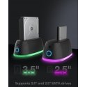 ICY BOX IB-1124L-C3 USB 3.2 Gen 1 (3.1 Gen 1) Type-B musta ICY BOX IB-1124L-C3 USB 3.2 Gen 1 (3.1 Gen 1) Type-B musta