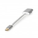 Nedis CCTB64480AL02 vaizdo kabelio adapteris 0,2 m C tipo USB DisplayPort Sidabras Nedis CCTB64480AL02 vaizdo kabelio adapteris 0,2 m C tipo USB DisplayPort Sidabras
