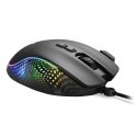 Sharkoon SHARK Force 3 pele Speļu Labā roka USB Type-A Optisks 12800 DPI