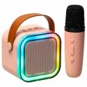 RoGer K12 Bluetooth Karaoke Kit RGB / 6W / pink RoGer K12 Bluetooth Karaoke Kit RGB / 6W / pink