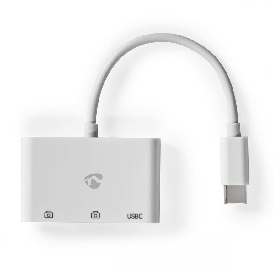 Nedis CCGB64785WT01 jaotur USB 2.0 Type-C 5000 Mbit/s Valge – 3
