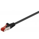 Goobay 68702 tinklo kabelis Juoda 7 m Cat6 S/FTP (S-STP) Goobay 68702 tinklo kabelis Juoda 7 m Cat6 S/FTP (S-STP)