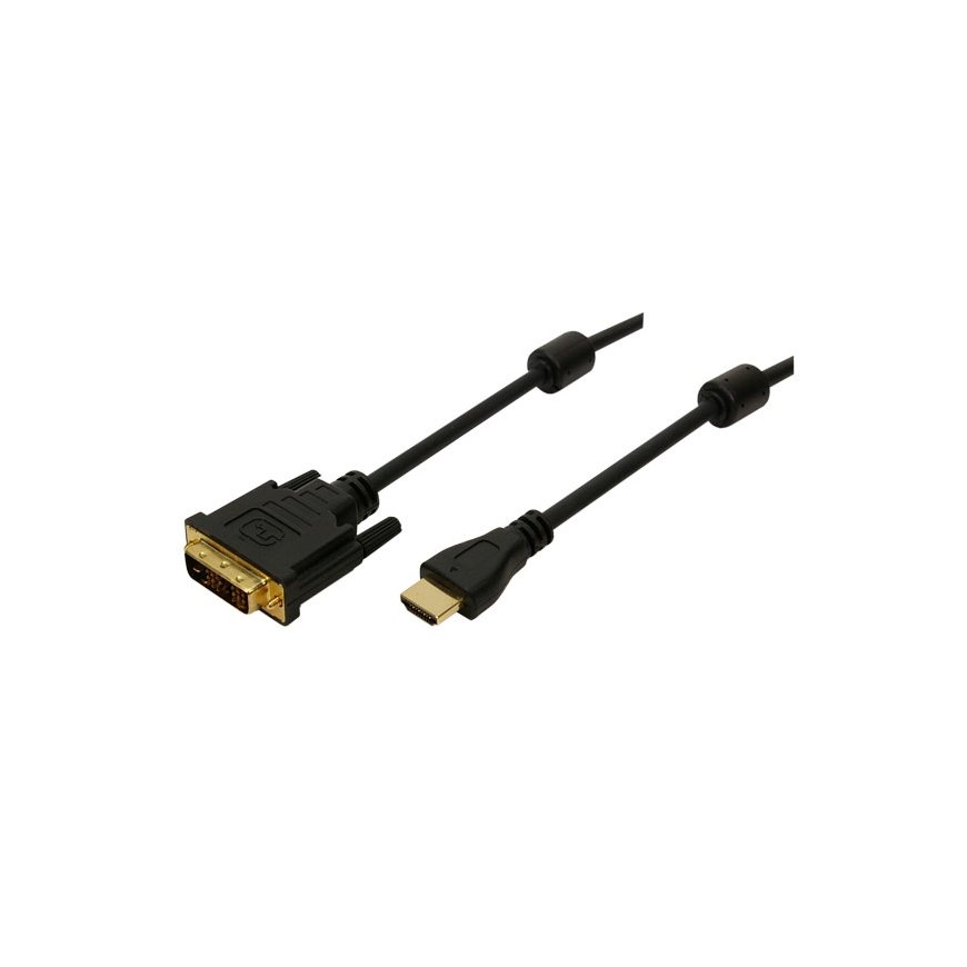 LogiLink HDMIDVI-D 3m Black