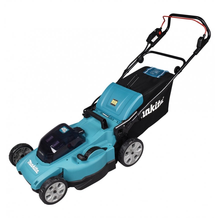 Makita DLM480Z газонокосилка Толкаемая газонокосилка Аккумулятор Черный, Бирюзовый