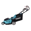Makita DLM480Z zāles pļāvējs Stumjamais mauriņa pļāvējs Baterija Melns, Tirkīzs