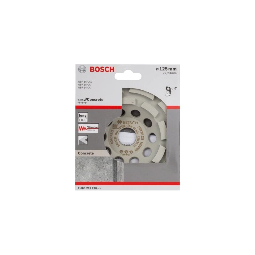Bosch 2 608 201 228 kampinio šlifuoklio priedas Šlifavimo diskas – 2