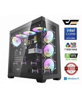 MDATA GAMING Core i5-14400F 32GB 1TB SSD 1TB HDD RTX 4060 8GB W11Home