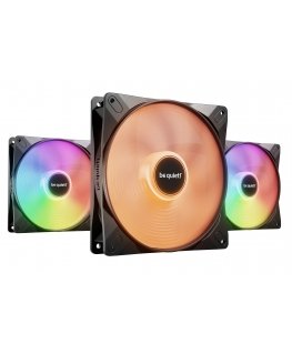 be quiet! LIGHT WINGS LX 140mm PWM 3-Pack Black Datora korpusam Ventilators 14 cm Melns 3 pcs
