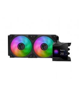 MSI MPG Coreliquid D240 Procesors Šķidruma dzesēšanas komplekts 12 cm Melns 1 pcs