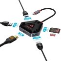 Sbox Hexagon 6 IN 1 Type-C HUB Sbox Hexagon 6 IN 1 Type-C HUB