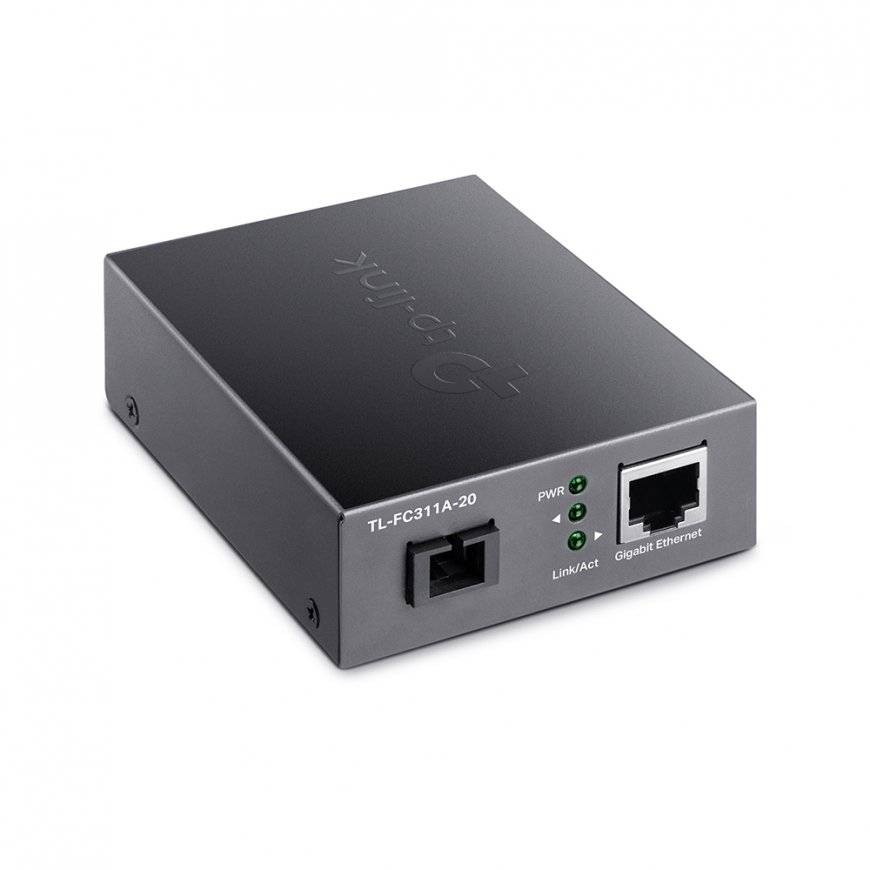 TP-Link TL-FC311A-20 meediakonverter 1000 Mbit/s Üksikrežiim Must – 2
