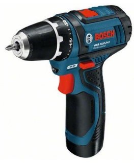 Bosch GSR 10,8-2-LI Professional Võtmeta Must, Sinine, Punane