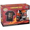 Funko Set figure POP & Tee chainsaw Man Leaping Funko Set figure POP & Tee chainsaw Man Leaping