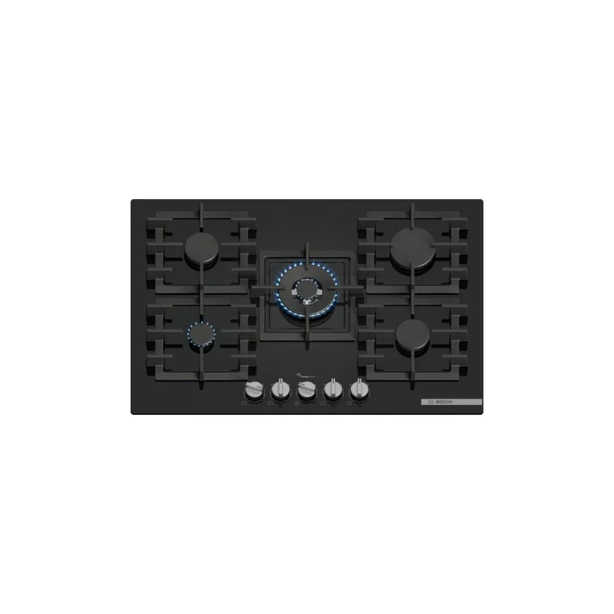 Bosch Serie 6 PPQ7A6I40 plīts virsmas sildelements Melns Iebūvēts 75.2 cm Gāzes 5 zone(s)