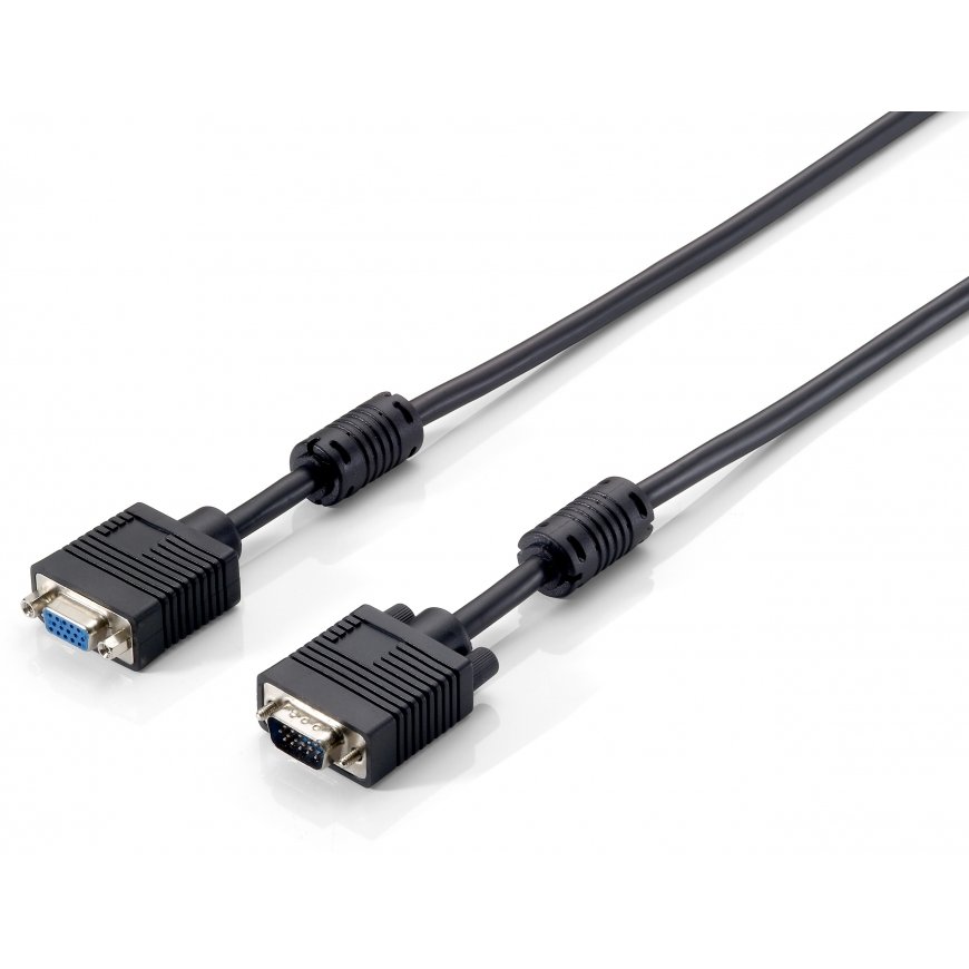 Equip 118800 VGA-kaapeli 1 m VGA (D-Sub) musta