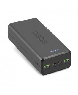 SBS TTBB30000PD20K внешний аккумулятор Литий-полимерная (LiPo) 30000 mAh Черный