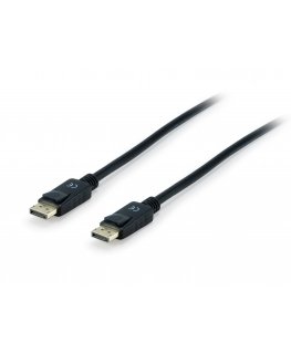 Equip 119255 DisplayPort kabelis 5 m Melns