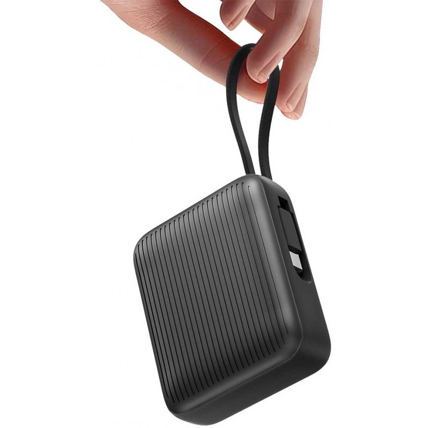 PowerBank Energea Integra Mini 35 10000mAh kabelis USB-C PD35W pilka – 2