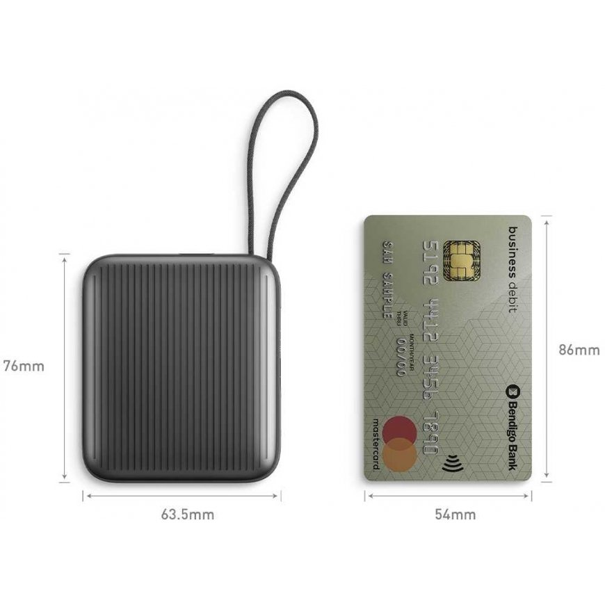 PowerBank Energea Integra Mini 35 10000mAh kabelis USB-C PD35W pilka – 3