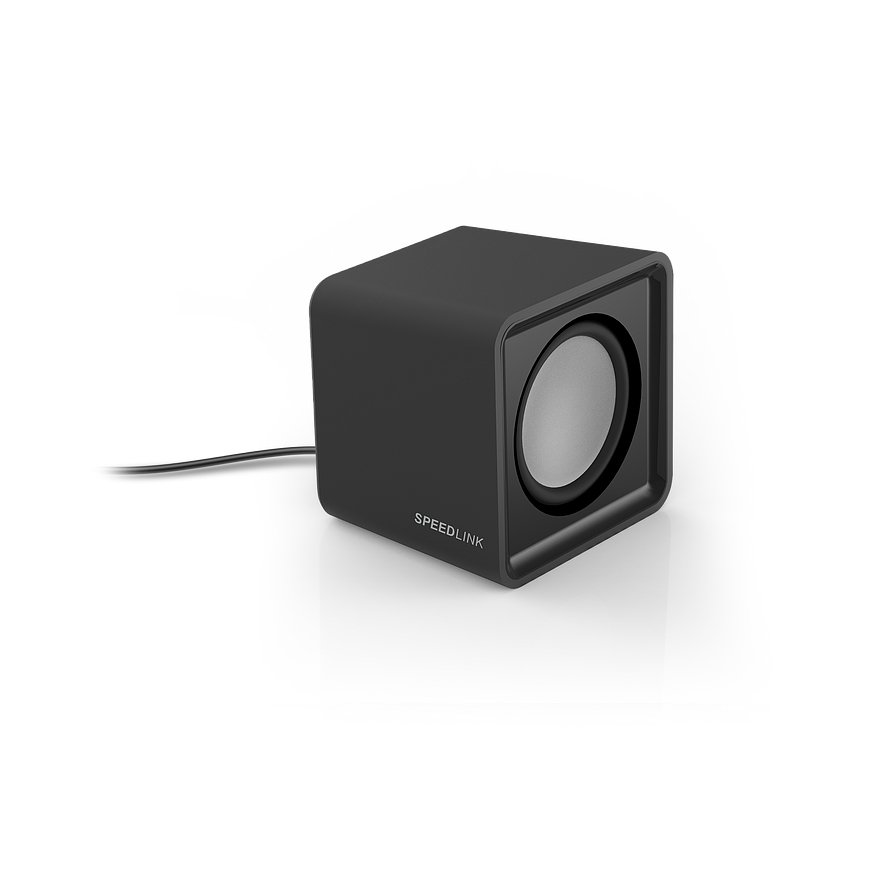 SPEEDLINK SL-810004-BK skaļrunis 1-vienvirziena Melns Vadu 5 W – 2