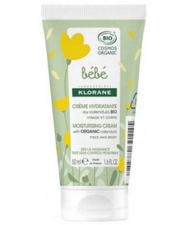 Klorane Bebe Bio kosteusvoide, 50 ml