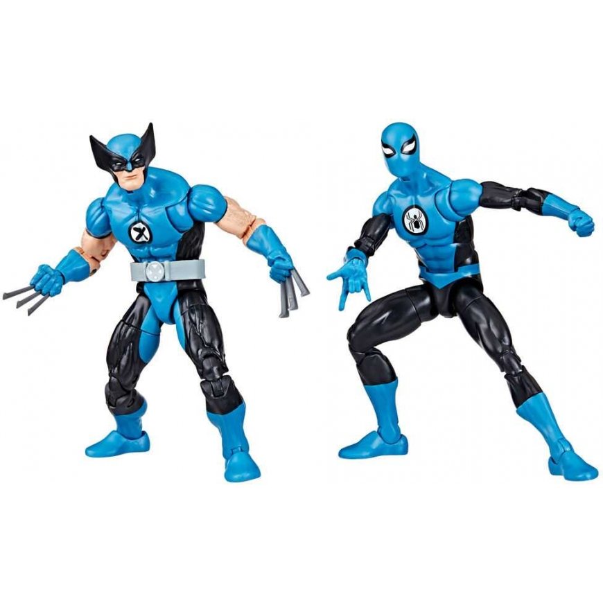 Hasbro Marvel Fantastic four Wolverine Spiderman pack 2 figures 15cm – 3