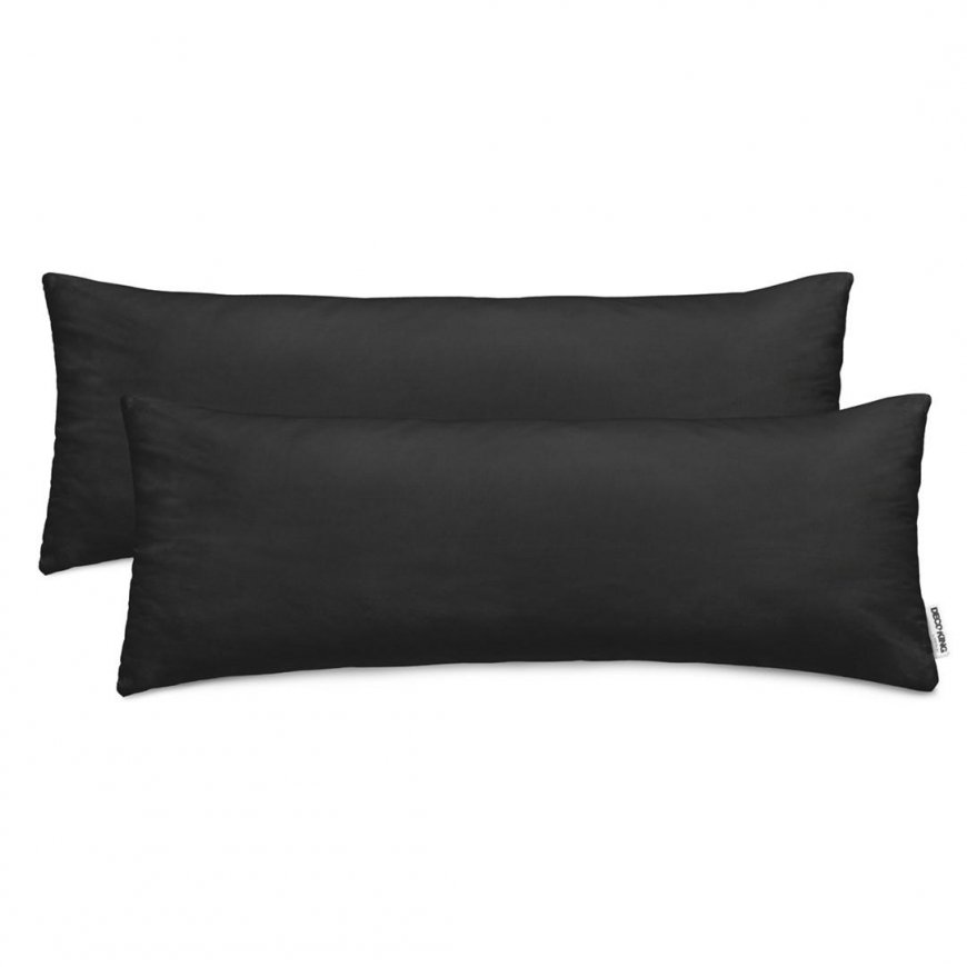 DecoKing Decorative pillowcase AMBER color black