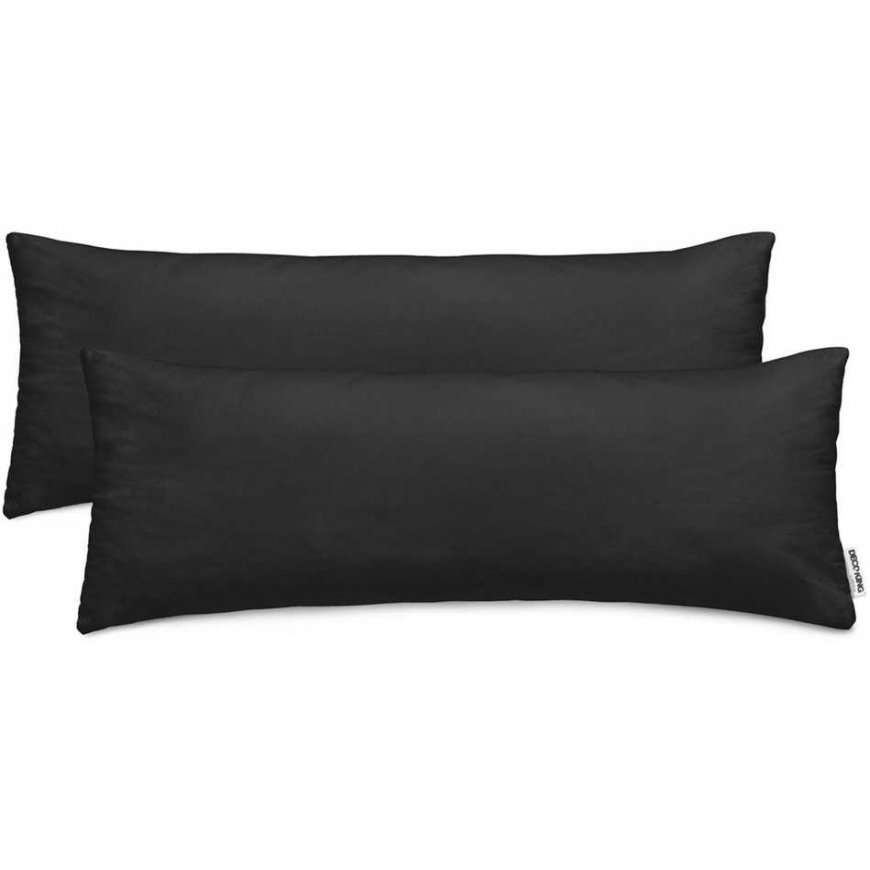 Koristeellinen tyynyliina AMBER, väri musta, tyyli klassinen, materiaali - tekstiilijersey 40x145 DecoKing – 3