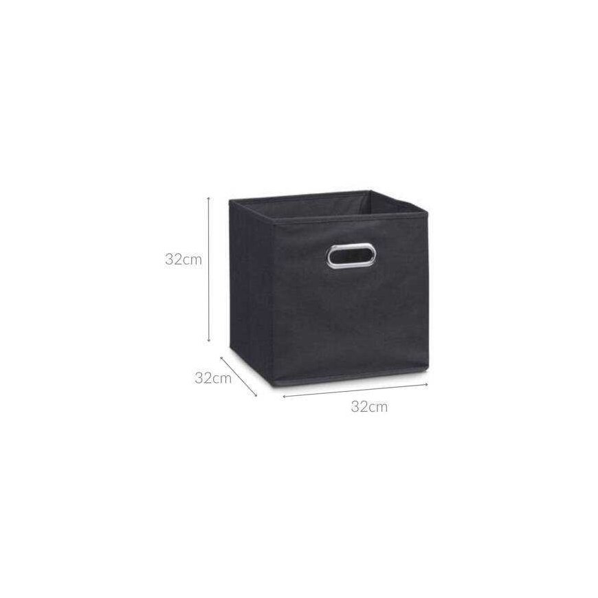 Storage Basket Organiser, Juodas, 32 x 32 x 32 cm, ZELLER – 2