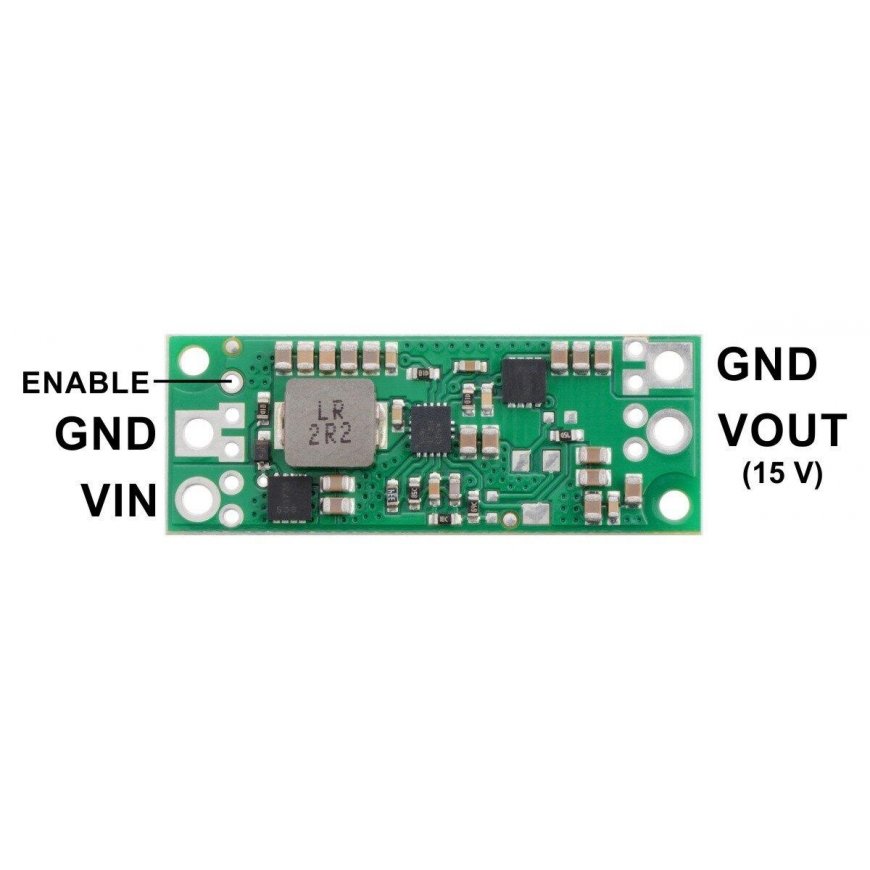 Step-Up voltage regulator U3V70F15, 15V, 10A, Pololu 2896 – 2